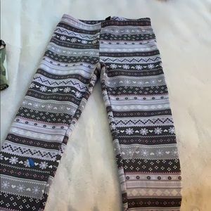 Girls fleece leggings